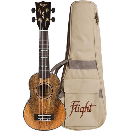 Flight DUS450 - ukulele soprano Mango (+ housse)