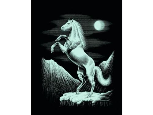 Mammut - Scraper Silber groß - Pferd
