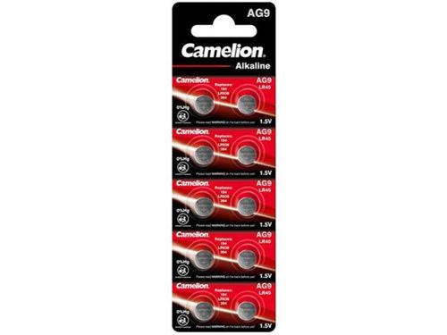 Pack de 10 piles Camelion Alcaline AG9 0% Mercury/Hg