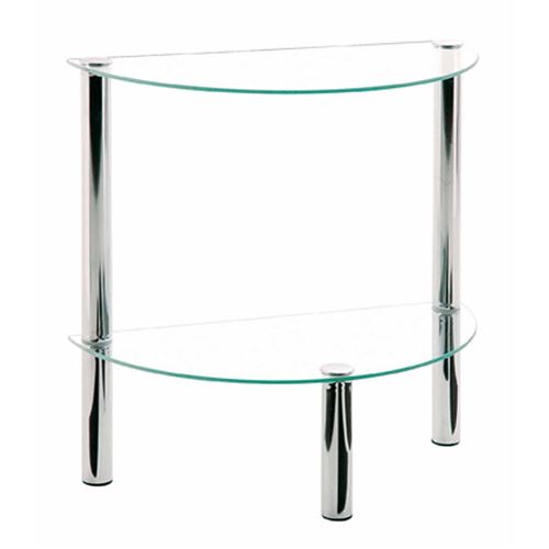 Table d'Appoint Design "Eliot" 47cm Transparent