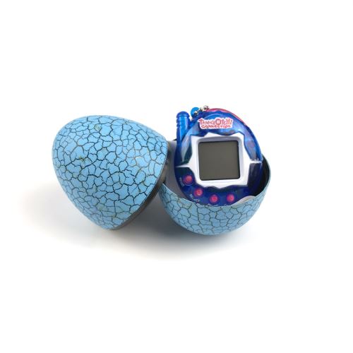 Console de jeux Animaux Virtuelle Portable - Cadeau pour les enfants - Bleu Transparent