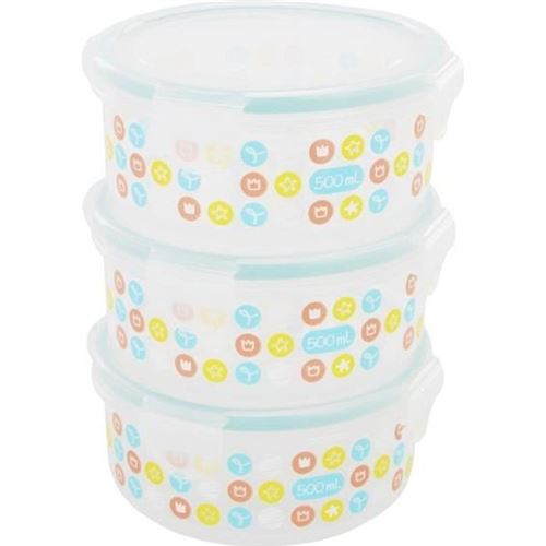MaxiBox Pots de conservation - 3x 500 ml