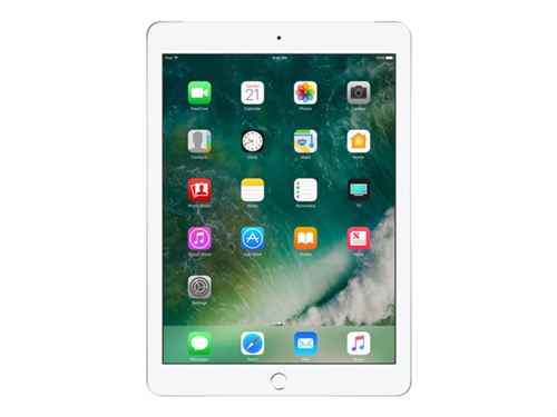 Apple 9.7-inch iPad Wi-Fi + Cellular - 5ème génération - tablette - 128 Go - 9.7" IPS (2048 x 1536) - 3G, 4G - LTE - argent