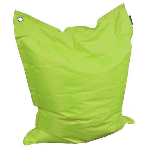 Pouf geant impermeable JAVA - 110x130 cm - Vert anis