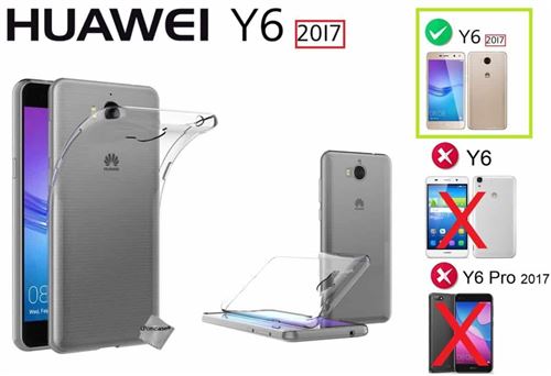 Coque transparente Antichocs HUAWEI Y6 2017