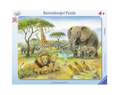 Ravensburger Puzzle cadre 30-48 pièces - Les petits animaux