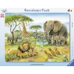 Ravensburger - Puzzle Cadre - Animaux de la Ferme aux Pré - 15 pièces Ravensburger - Puzzle Cadre - Animaux de la Ferme aux Pré - 15 pièces
