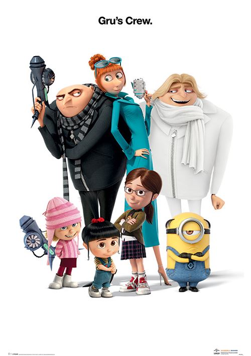 Despicable me 3 / Minions - Gru's Crew - 61x91,5 cm - AFFICHE / POSTER
