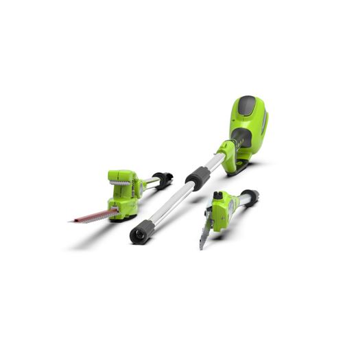 Scie à perche et taille-haie GREENWORKS Tools 40V - sans batterie ni chargeur- G40PSH