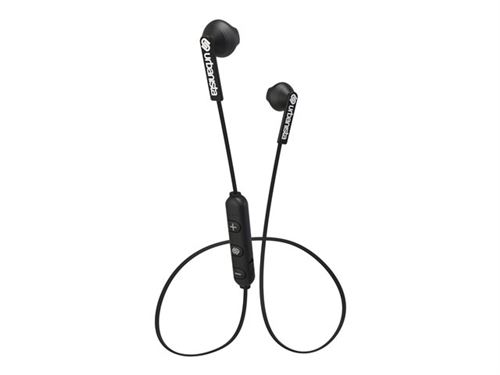 Urbanista Berlin - In-ear hoofdtelefoons met micro - oordopje - bevestiging achter de nek - Bluetooth - draadloos - donkere clown