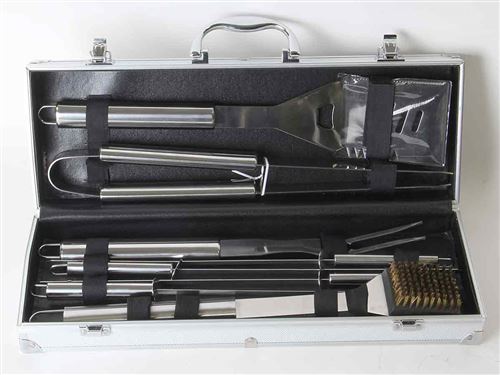 Somagic Incolore Malette De 8 Accessoires Inox Pour Barbecue Et Plancha - Image 1