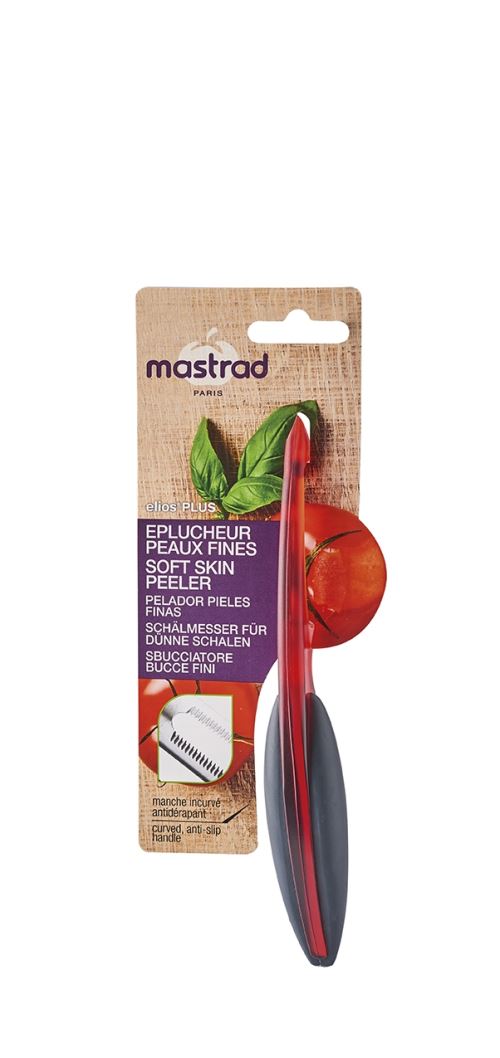 Mastrad - Eplucheur peaux fines - elios plus rouge
