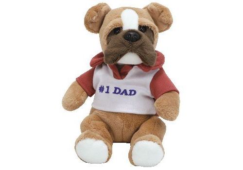 TY Beanie Baby “ Dad 2007 le Bulldog (Internet Exclusif)