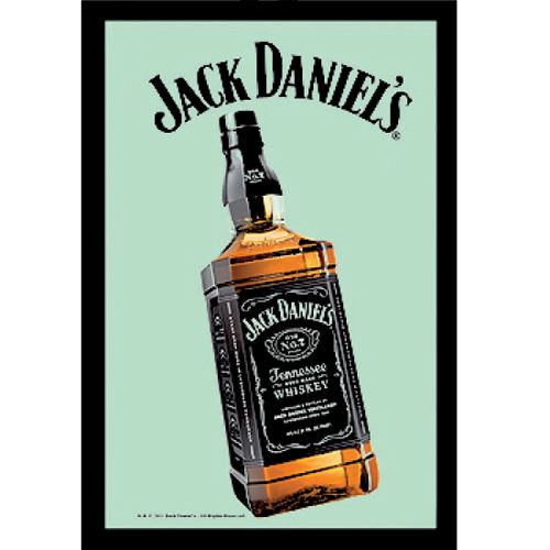 Miroir rectangulaire sérigraphié Jack Daniel's