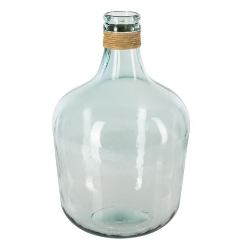 Atmosphera Créateur d'intérieur - Vase en Verre "Dame Jeanne" 42cm Transparent