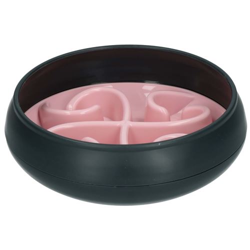 EAT SLOW LIVE LONGER Mangeoire lente Tumble Rose