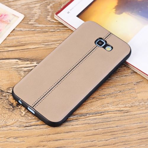 Galaxy A7 (2017) Housse Etui Cuir PU Effet Cuir Marron ALS51496