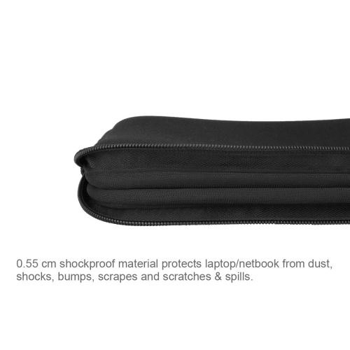Arvok 17 17.3 Pouces Housse pour Ordinateur Portable Sacoche Pochette PC  avec Poignée en Toile de Protection pour Macbook Pro