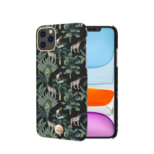 Coque premium jaipur leopard noir pour IPHONE 11 PRO