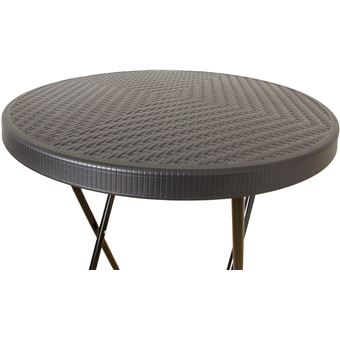 Table De Bar Pliante Poly Rotin Table Haute Table Mange Debout