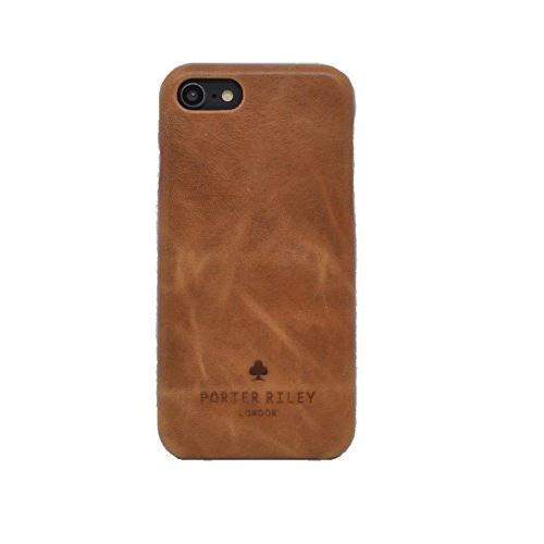 Porter Riley - Coque iPhone 6 / iPhone 6s en Cuir Véritable. Housse/Coque / Etui Premium Ultra Fine en Cuir véritable (Bronzage Brun)