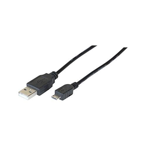 Cordon eco USB 2.0 A / MICRO B noir - 0,5 m