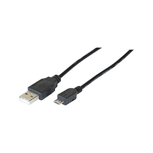 Exertis Noir Cordon Eco Usb 2.0 A / Micro B - 0,5 M - Image 1