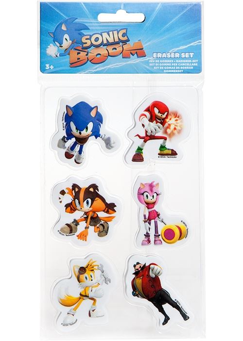 Kamparo jeu de gomme à effacer Sonic Tree personnages 6 parties