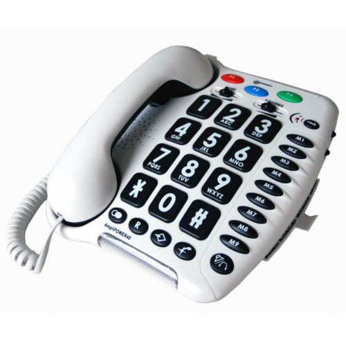 Téléphone Amplifié pour senior et malentendant- AmpliPower 40 - Geemarc (+40dB)