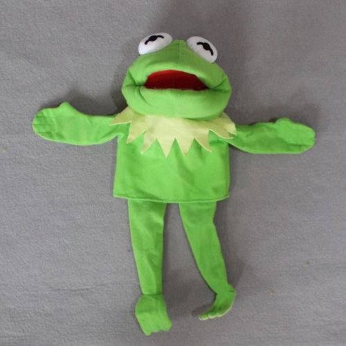 The Muppets Show Kermit Frog marionnette à main peluche jouet ventriloque fête poupée NEW