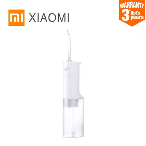 Hydropulseur Portable Xiaomi , Sans Fil ,Rechargeable, 200ML, 4 Mode Irrigateur Electrique- Blanc