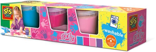 Peinture à doigts - 4 pots de 150 ml : Tendance