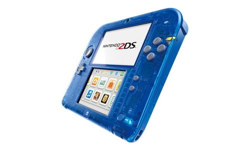 Console Nintendo 2DS Bleu Transparent