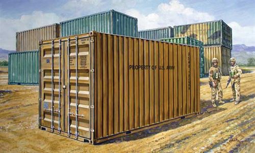 Maquette Container 20' Echelle 1/35 Italeri