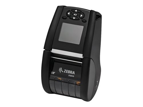 Dt printer zq610 2 48mm english fonts dual 802.11ac bt4.x, linered platen, 0.75 core, shoulder strap, belt clip