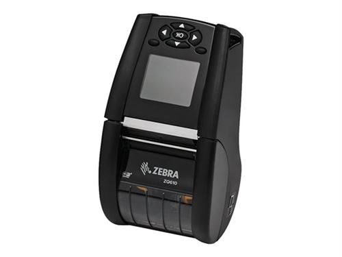 Zebra ZQ600 Series ZQ610 - Imprimante d'étiquettes - thermique direct - Rouleau (5,5 cm) - 203 dpi - jusqu'à 115 mm/sec - USB 2.0, LAN, RS232C, Wi-Fi(ac), Bluetooth 4.1