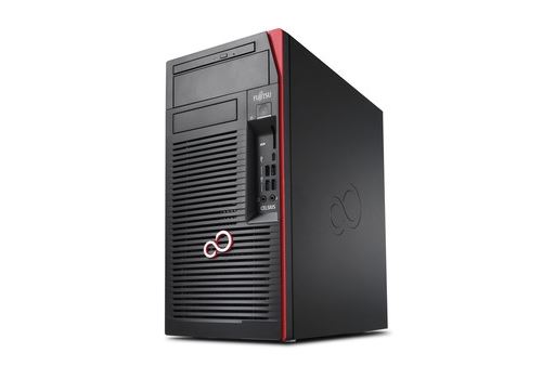 Fujitsu celsius w570 3.8ghz e3-1275v6 bureau noir, rouge station de travail (vfy w5700w18gbfr)