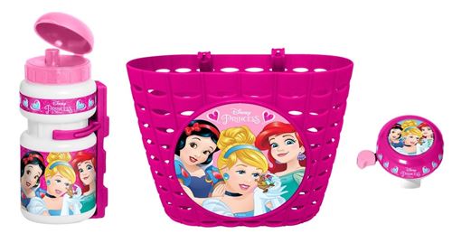 Disney ensemble d'accessoires Princess rose / blanc 3 pièces