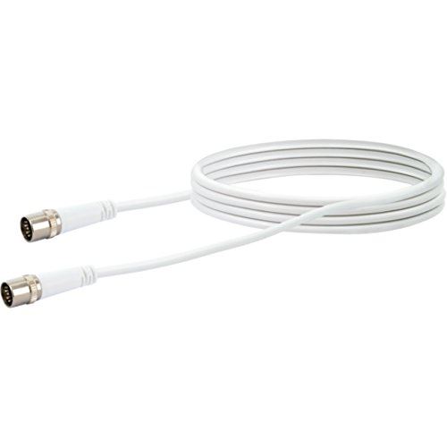 Schwaiger KDAK30 532 3m F F Blanc câble coaxial - Câbles coaxiaux (F, F, Droit, Droit, 3 m, Mâle/Mâle)
