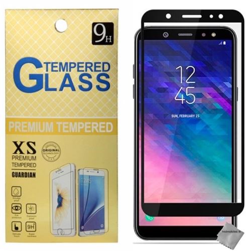 Film de protection verre trempe incurve integral pour Samsung Galaxy A6+ Plus (2018) - NOIR