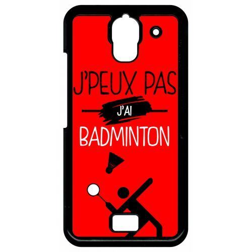 Coque huawei y360 j peux pas j ai badminton 6