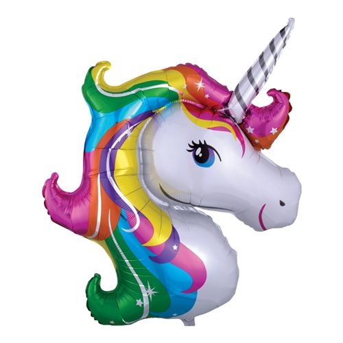 ballon alu 83cm licorne