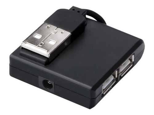 Microconnect mc-usb2.0hub4p usb 2.0 400mbit s noir hub & concentrateur