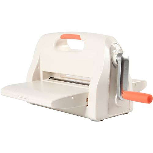 Creotime poinçonneuse et embosseuse A4 41 cm blanc/orange
