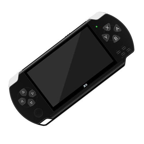 Console de jeux portable 4,3 pouces avec 2000 Classiques_Noir