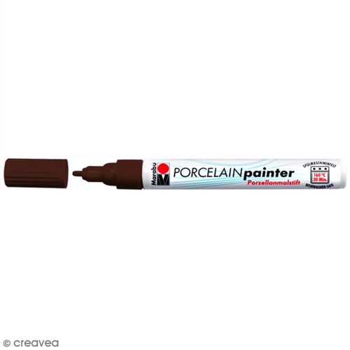 MARABU Feutre porcelaine Porcelain painter 1-2 mm - 34 couleurs 
