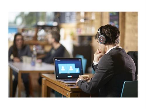 Jabra Evolve 80 Uc Stereo - Micro-Casque - Circum-Aural - Filaire - Suppresseur De Bruit Actif - Jack 3,5Mm