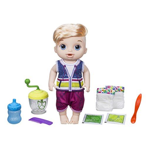 Baby Alive E0635es0 Boy Sweet Spoonfuls Blond Baby Doll
