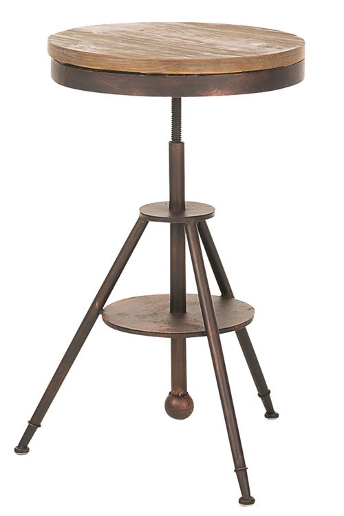 Table de bar Moko Ø 50 cm , Bronze