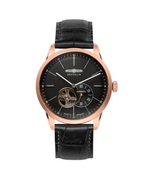 Zeppelin Montre Homme 7362-2 Automatiques de couleur champagne, Noir